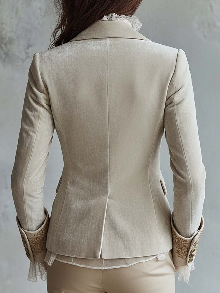 Amberly | Blazer Entallado Bordado