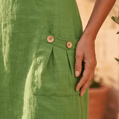 Dolores | Vestido Casual y Elegante de Lino - Isabel de Sevilla