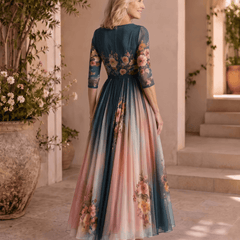 María | Vestido Maxi Floral Bohemio - Isabel de Sevilla
