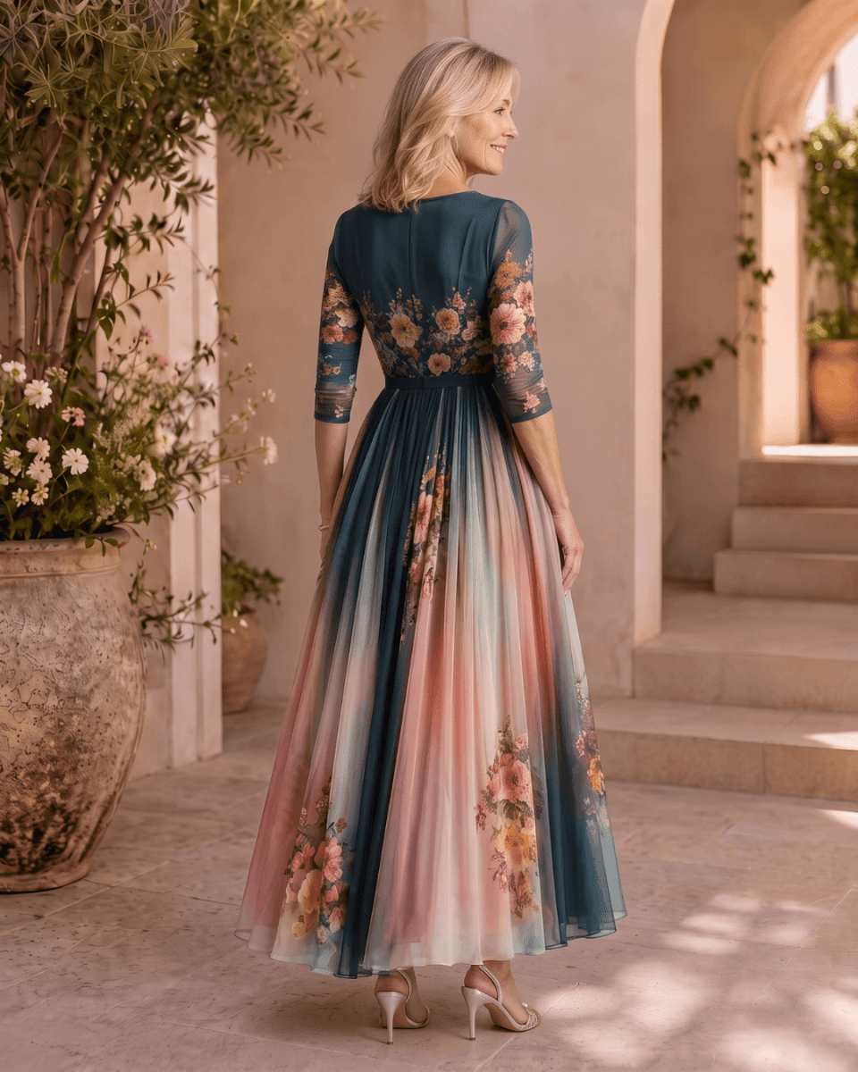 María | Vestido Maxi Floral Bohemio - Isabel de Sevilla