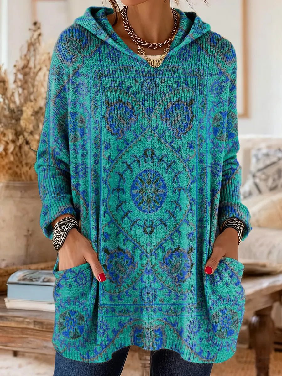 Julia | Suéter de punto con capucha y diseño acogedor - Isabel de Sevilla