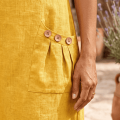 Dolores | Vestido Casual y Elegante de Lino - Isabel de Sevilla