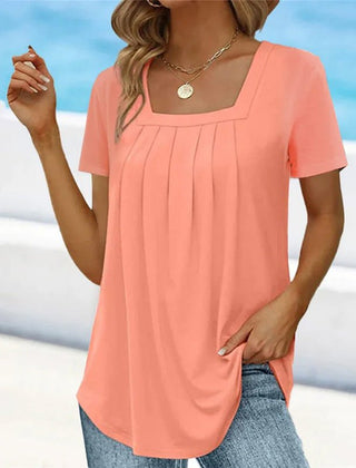 Alba | Blusa fluida con escote cuadrado - Isabel de Sevilla