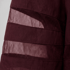 Cerelia | Vestido Midi con Detalles de Malla y Bolsillos - Isabel de Sevilla