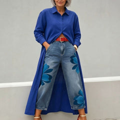 Flora | Jeans Anchos + Blusa - Isabel de Sevilla