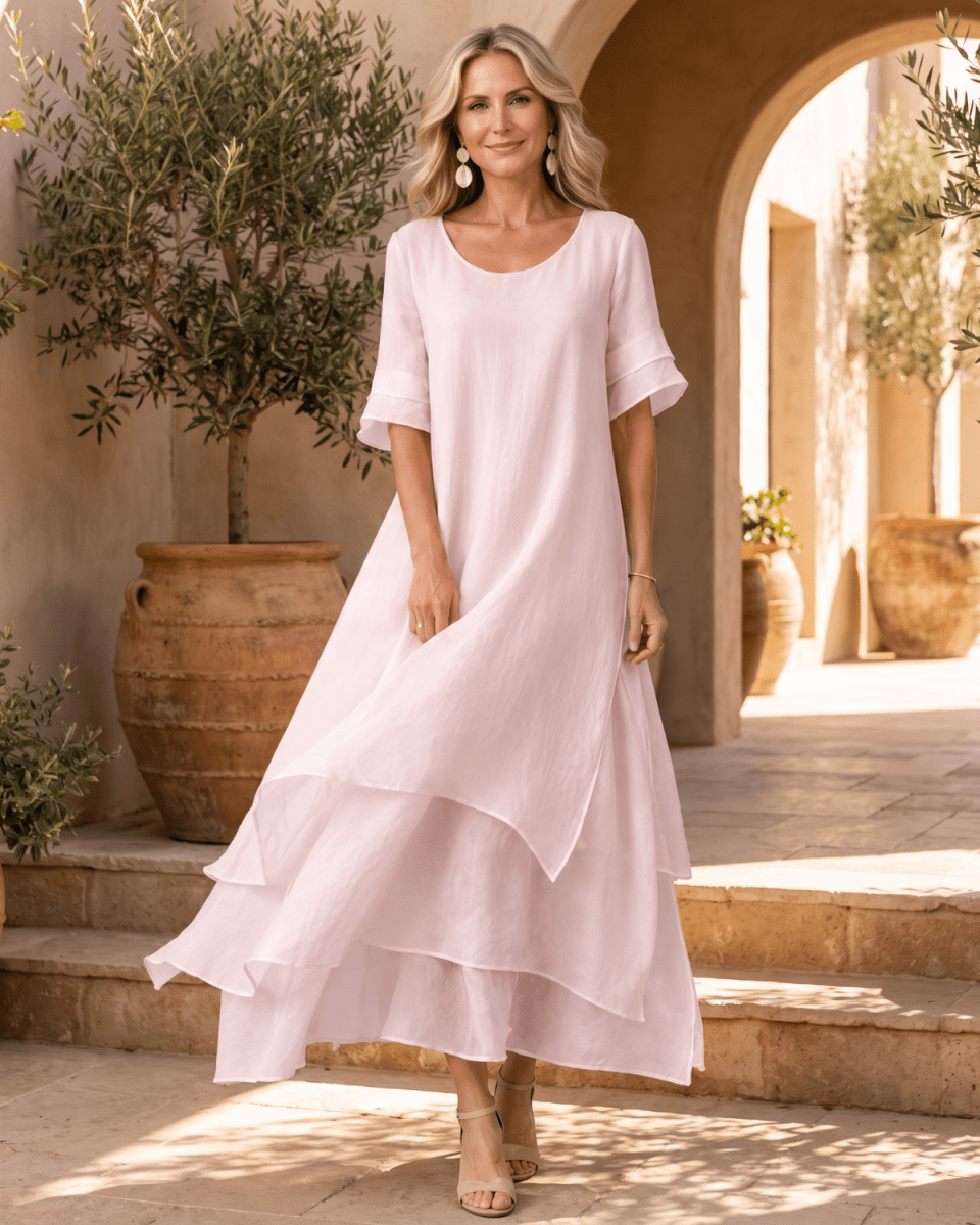 Marta | Vestido Maxi Fluido - Isabel de Sevilla