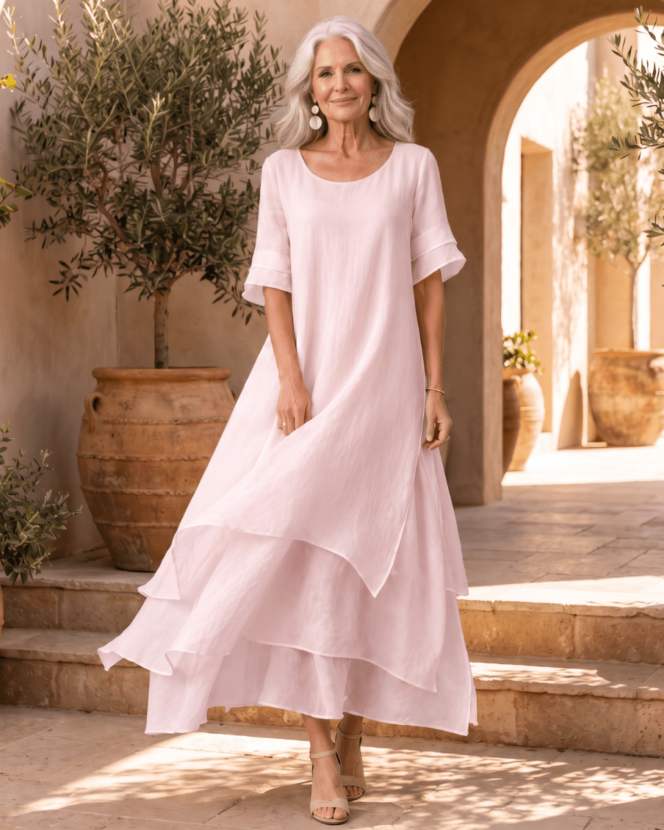 Marta | Vestido Maxi Fluido - Isabel de Sevilla