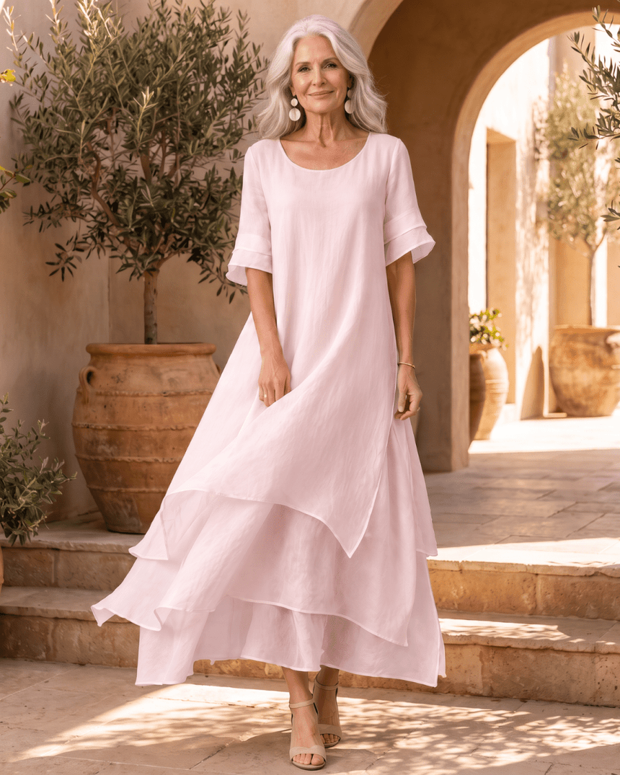 Marta | Vestido Maxi Fluido - Isabel de Sevilla