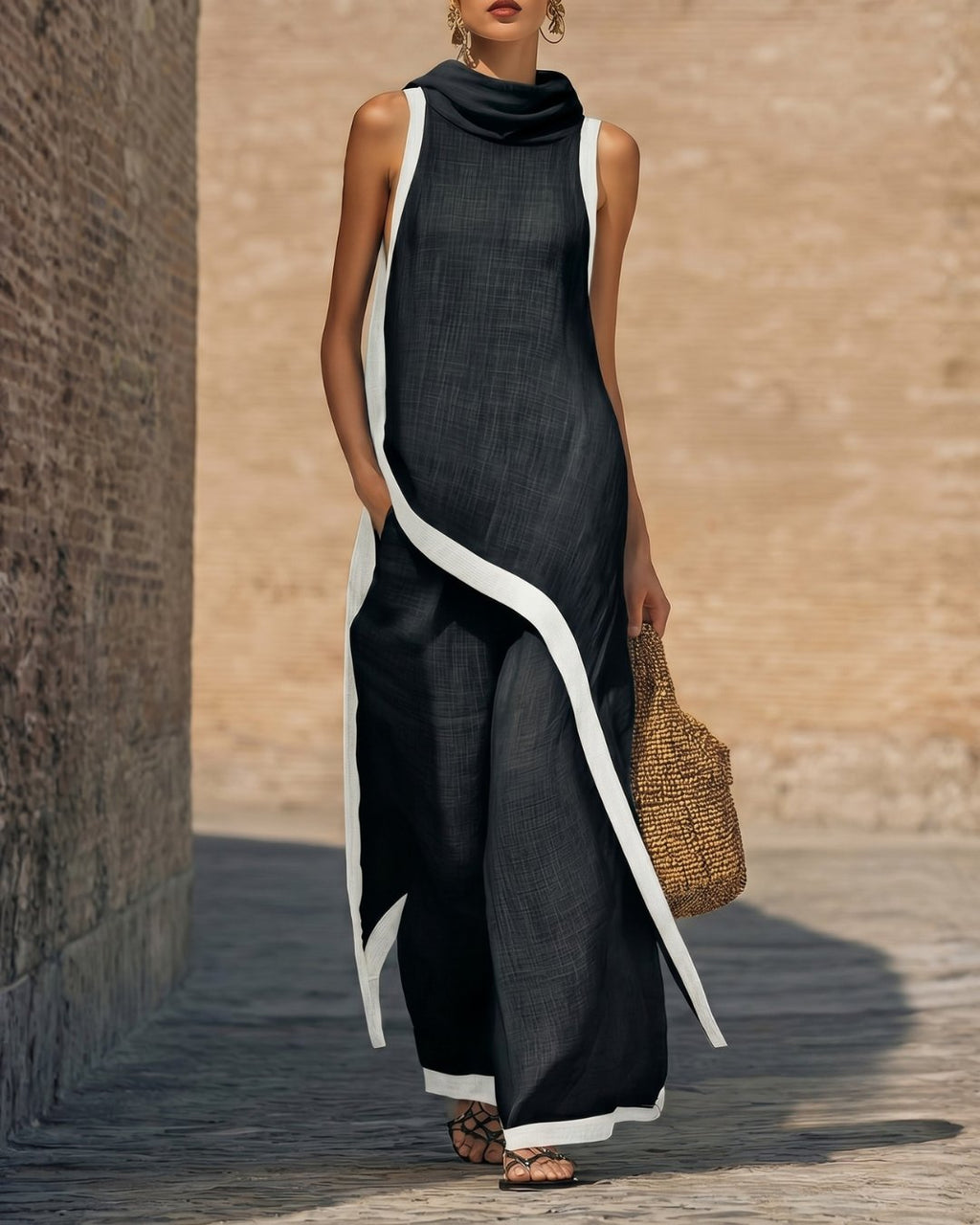 VALERIA | CONJUNTO DE LINO ELEGANTE