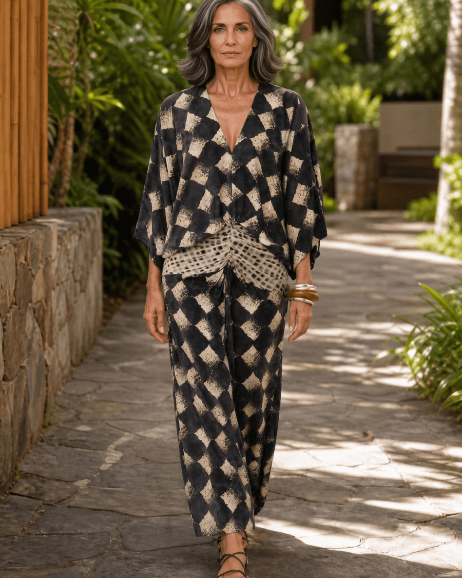 Maelia | Vestido Mosaico Mediterráneo - Isabel de Sevilla