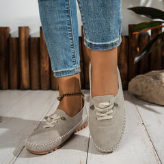 Adoración | Mocasines de Ante con Cordón Elástico - Isabel de Sevilla