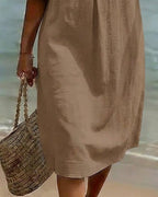 Lucía | Vestido de lino elegante