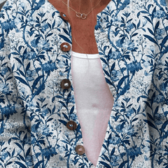 Lucía | Cárdigan Vintage Floral con Botones Frontales - Isabel de Sevilla
