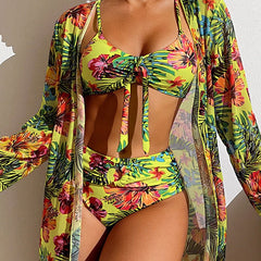 Patricia | Bikini con Cover-Up Floral - Isabel de Sevilla