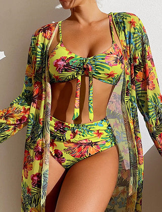 Patricia | Bikini con Cover-Up Floral - Isabel de Sevilla
