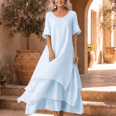 Marta | Vestido Maxi Fluido - Isabel de Sevilla