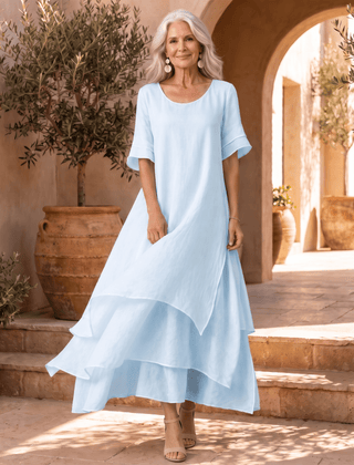 Marta | Vestido Maxi Fluido - Isabel de Sevilla