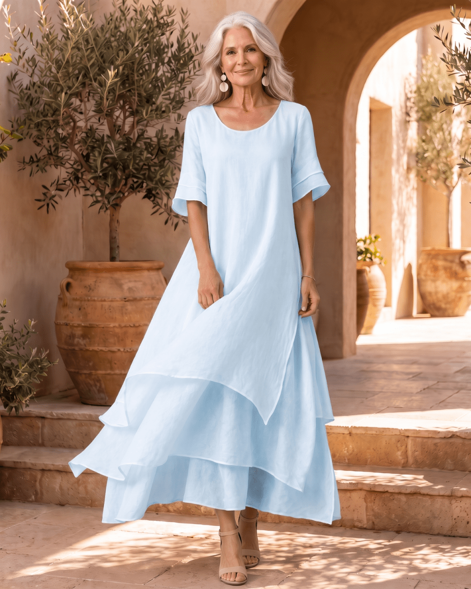 Marta | Vestido Maxi Fluido - Isabel de Sevilla