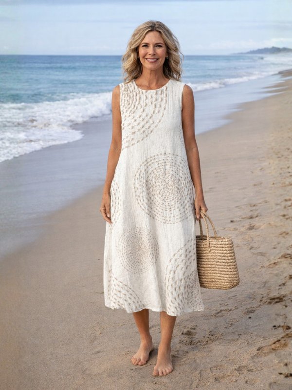 Luna | Vestido Casual Retro