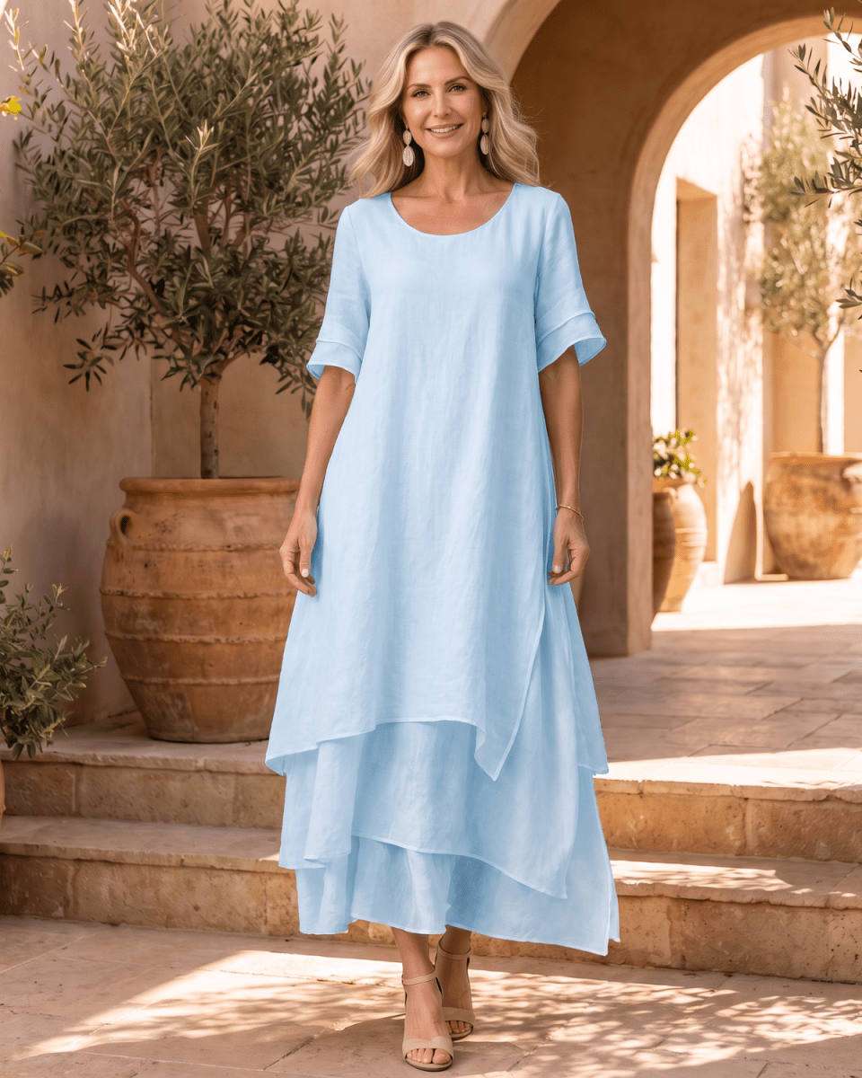 Marta | Vestido Maxi Fluido - Isabel de Sevilla