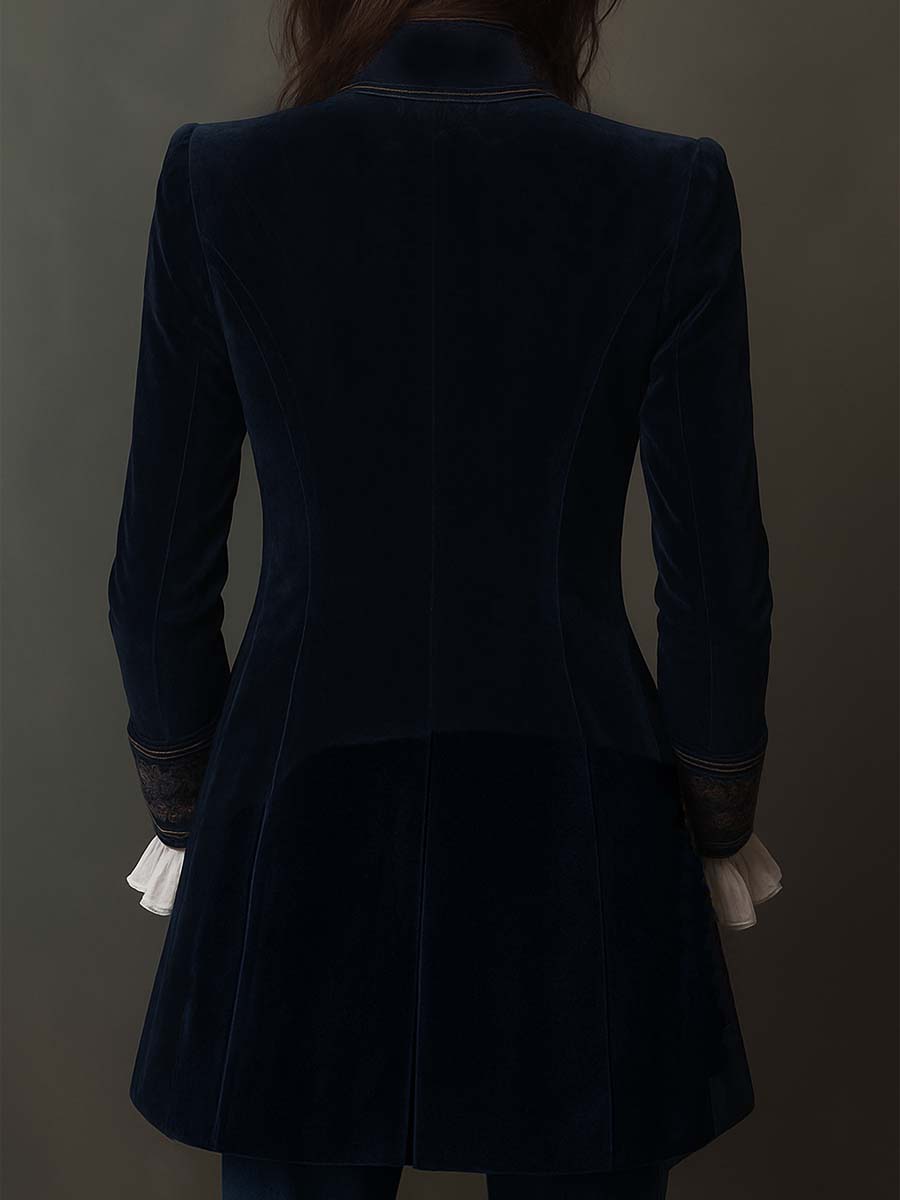 Gabrielle | Chaqueta Larga Bordada