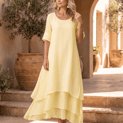 Marta | Vestido Maxi Fluido - Isabel de Sevilla