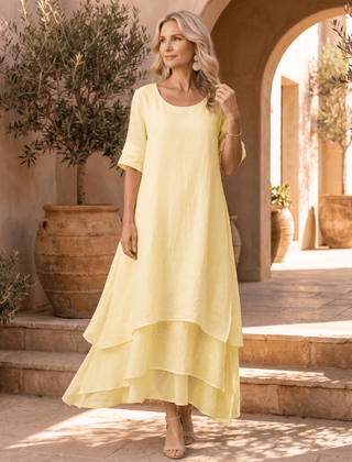Marta | Vestido Maxi Fluido - Isabel de Sevilla