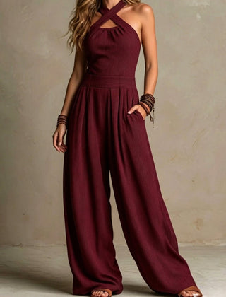 Ariana | Mono Elegante Escote Cruzado - Isabel de Sevilla