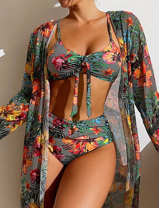 Patricia | Bikini con Cover-Up Floral - Isabel de Sevilla