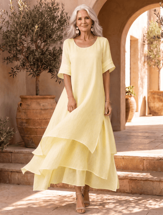 Marta | Vestido Maxi Fluido - Isabel de Sevilla