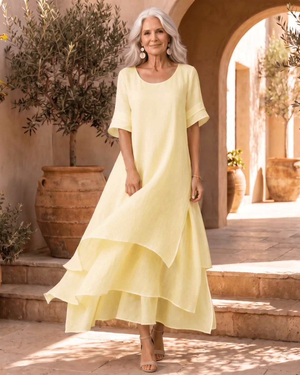Marta | Vestido Maxi Fluido - Isabel de Sevilla
