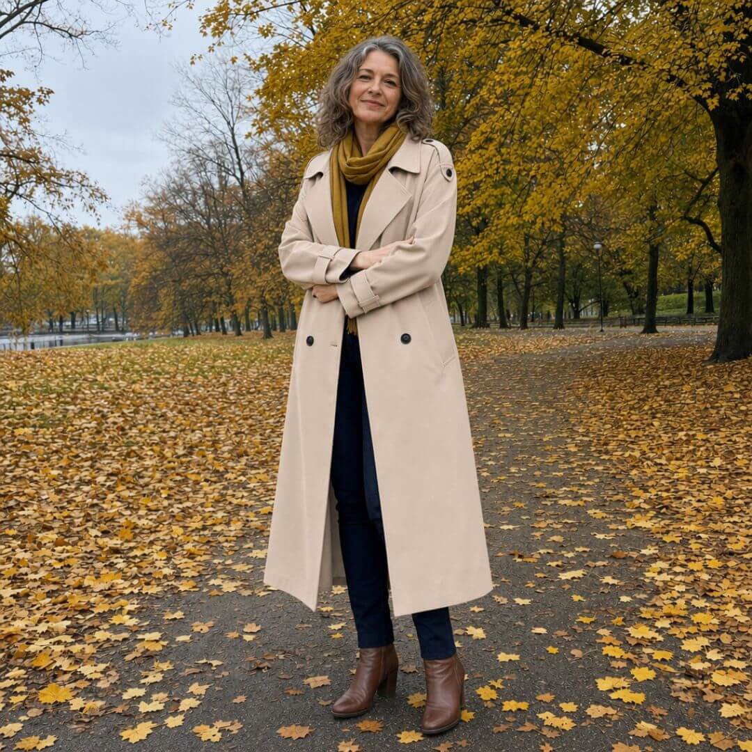 Lucía | Gabardina Larga para Mujer - Isabel de Sevilla