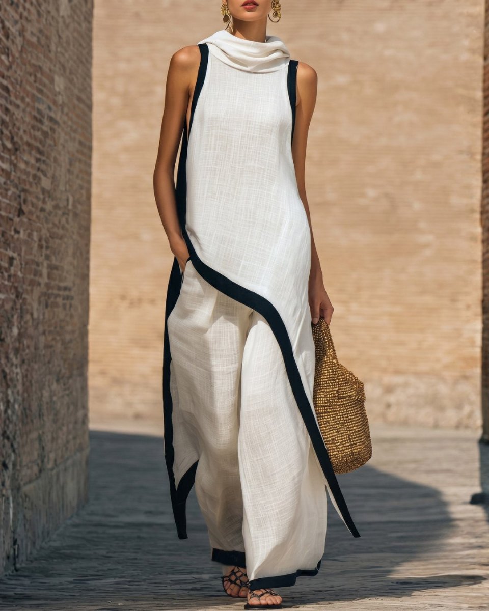 VALERIA | CONJUNTO DE LINO ELEGANTE - Isabel de Sevilla