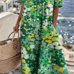 Elena | Vestido midi floral suelto y ligero - Isabel de Sevilla