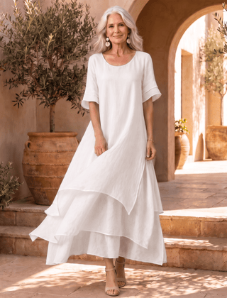Marta | Vestido Maxi Fluido - Isabel de Sevilla