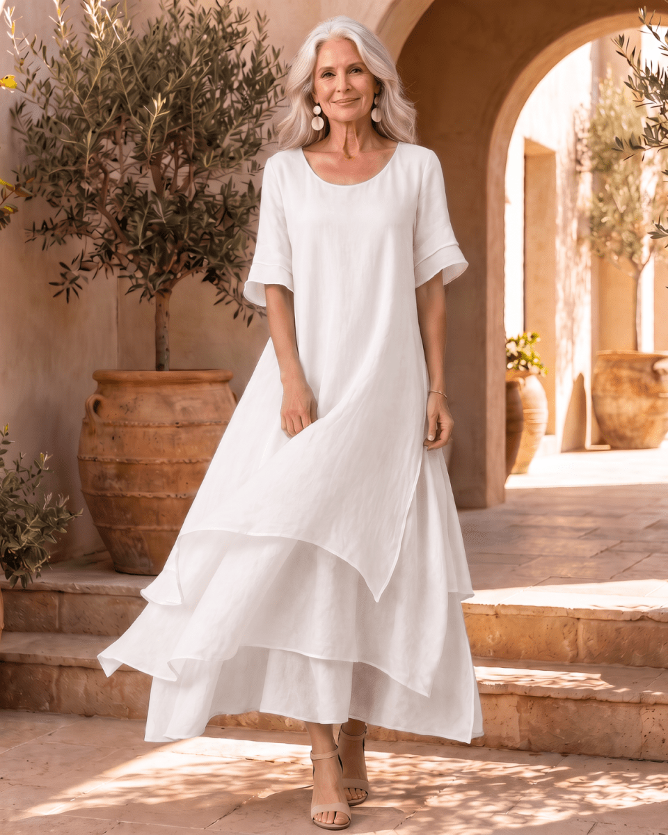 Marta | Vestido Maxi Fluido - Isabel de Sevilla