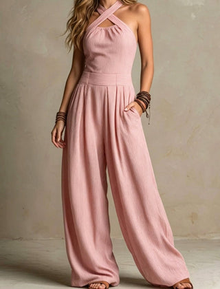 Ariana | Mono Elegante Escote Cruzado - Isabel de Sevilla