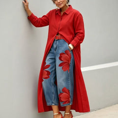 Flora | Jeans Anchos + Blusa - Isabel de Sevilla