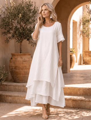 Marta | Vestido Maxi Fluido - Isabel de Sevilla