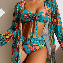 Patricia | Bikini con Cover-Up Floral - Isabel de Sevilla