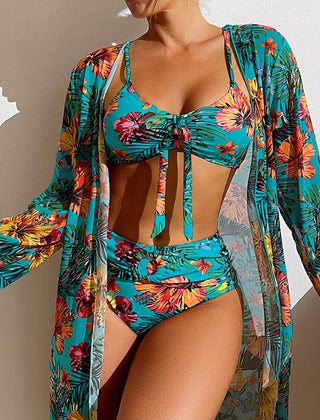 Patricia | Bikini con Cover-Up Floral - Isabel de Sevilla