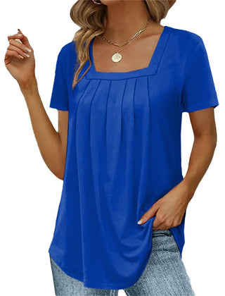 Alba | Blusa fluida con escote cuadrado - Isabel de Sevilla