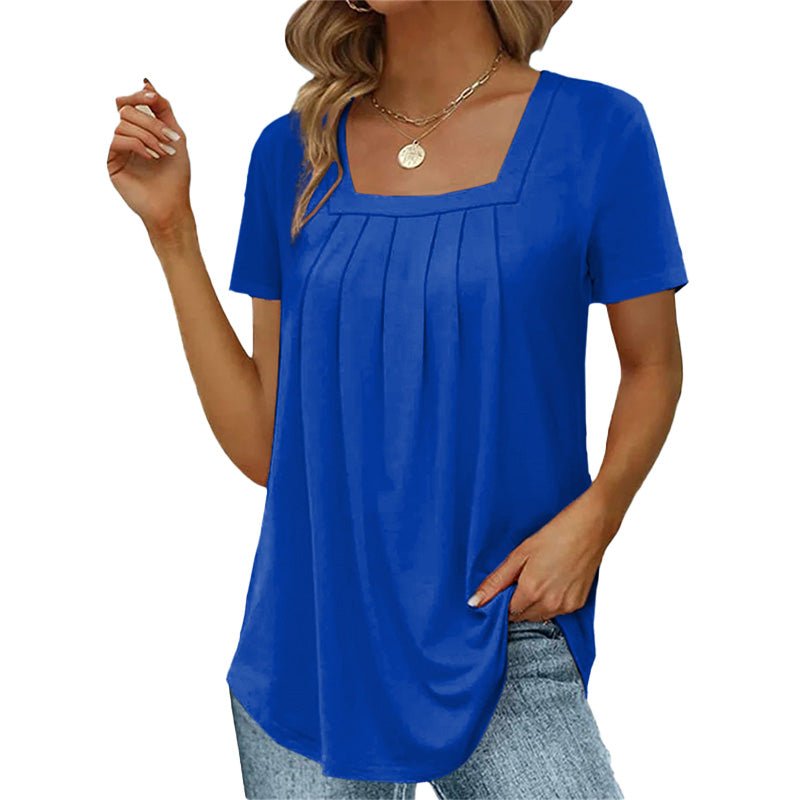 Alba | Blusa fluida con escote cuadrado - Isabel de Sevilla