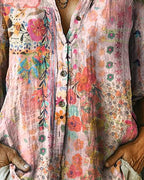 Alma | Camisa artística con estampado floral