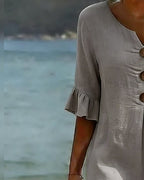 Lucía | Vestido de lino elegante