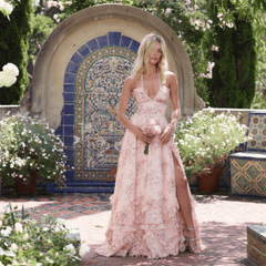 Vera | Elegante vestido rosa - Isabel de Sevilla