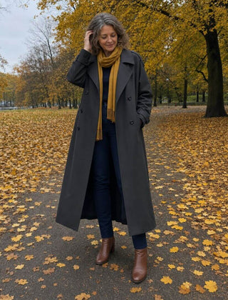 Lucía | Gabardina Larga para Mujer - Isabel de Sevilla