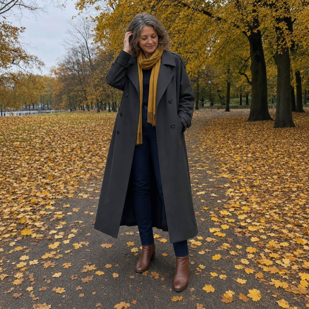 Lucía | Gabardina Larga para Mujer - Isabel de Sevilla
