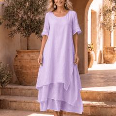 Marta | Vestido Maxi Fluido - Isabel de Sevilla