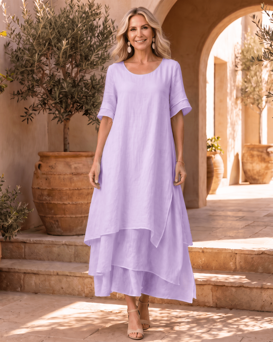 Marta | Vestido Maxi Fluido - Isabel de Sevilla